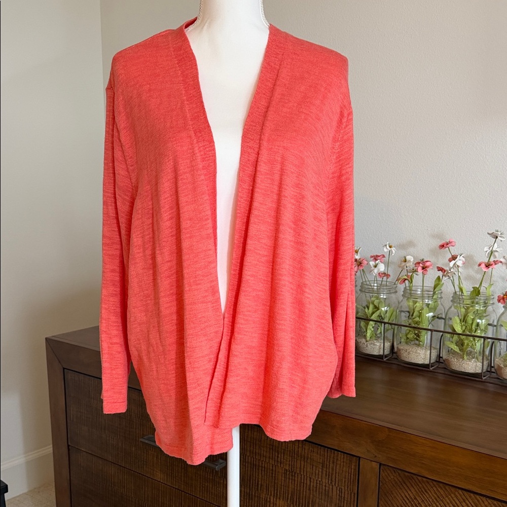 NWT: Coral Open-Front Women's Cardigan